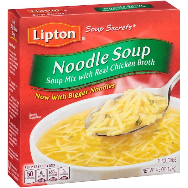 Lipton Savoury Lipton Soup Secrets Noodle Soup 4.5 oz., PK24 00324 Zoro